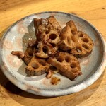 そらや - ・れんこん 塩辛バター 500円/税込