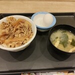 松屋 小松日の出町店 - 並+生卵