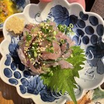 吟魚のはなれ  吟チロリ - アジたたき