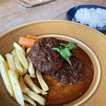 キノココチ ヨコハマ - ハンバーグプレート（ご飯も別にありました。）