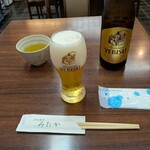 手打蕎麦 みたか - ビール
