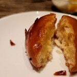 翠亨園 - 頭から真っ二つ(^o^;)