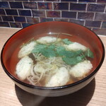 青ヶ島屋 - 熱々のつみれ汁