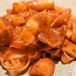 トラットリア パッパ - パスタ　ポルチーニたっぷり