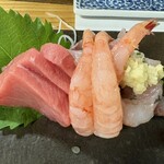自由軒 - 中トロ･甘エビ･アジ