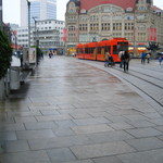 Zum Goldenen Schwan - 路面電車が往来している