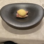 太平洋クラブ軽井沢リゾート - カンパチのミキュイ　ショロン風