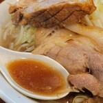 自家製麺 まる太 - 早い時間はキリッとした非乳化系