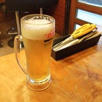 みつる - 生中（まだ飲んでません）