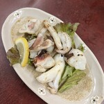 杉井酒店 - げそ塩焼き