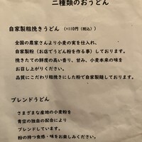 自家製粉石臼挽きうどん 青空blue 本店 - 