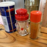 仙台中華そば 銘店嘉一 本店 - 机上