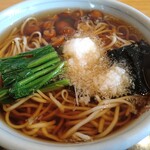 直利庵 三浦屋 - ほうれん草　おろし　海苔