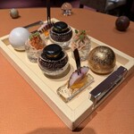 モノリス - 1皿目アミューズ4種