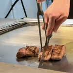 和牛料理 蓮 - 美瑛牛ヒレ 60g