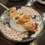 串やき いっしん - いっしんのねぎま(種鶏肩にく)