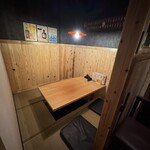 串やき いっしん - 2階はお座敷卓