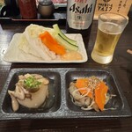 串やき いっしん - お通しあります。