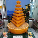 いよてつショップ - みかんジュースタワー