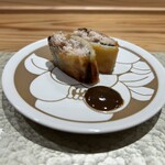 鮨ト酒肴 富かわ - 秋刀魚の春巻き