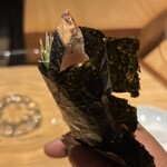 鮨処 池上 - 鰹の藁焼き 芽葱