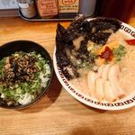 麺志 - おすすめランチ（ラーメン志＋ダルム丼）1,100円