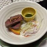 竹葉新葉亭 - 十勝牛の炙り