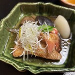 竹葉新葉亭 - キンキの煮付け