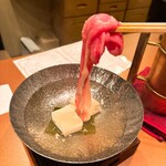 厨 花膳 - 道産牛しゃぶしゃぶ