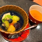 厨 花膳 - フルーツゼリー