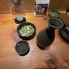 あじめん - 梅の寿（大徳利）・お通し