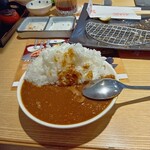 とんかつKYK - 勿論〆もカレー。