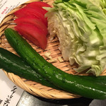 Jitokkokumiai - 野菜のざる盛り3種