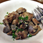 Bistroフルフル - 鶏レバーと砂肝のソテー（２０１４年１１月）