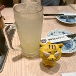 うどんと酒とお出汁と、 - よだれレモンサワー会長　750円（税込）