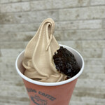 ミカドコーヒー - モカソフトはあんず入り