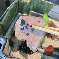 青山 星のなる木 - 佐賀牛炙り   炭塩