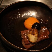 焼肉うしごろ 銀座並木通り店 - 松茸とザブトンのすき焼き