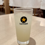 酒とごはん ちりん - 生柚子サワー