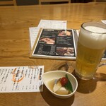 猿蔵 - ビールに突き出し