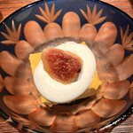 廣澤 - かぼちゃプリン、無花果キャラメリゼ