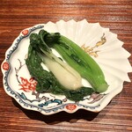 廣澤 - 油菜芯と広東白菜の油炒め