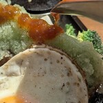 ハンバーグステーキ jumbo - 和風ソースを掛けて