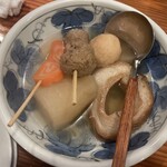 旬魚季菜 とと桜 - おでん5種　1280円