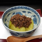 よし町 - 翡翠茄子そぼろ掛け
