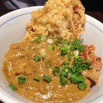 野らぼー - 鶏天カレーうどん800円