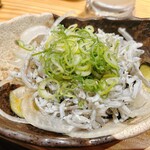 漁師酒場 あらき - ナスとシラスの和えたもの