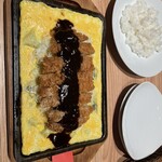 NAGOYA BEER STATION 浩養園 - 鉄板味噌カツ、ライス小