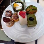 SATSUKI LOUNGE - カップの抹茶パンナコッタ、美味しい。