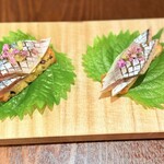 上六ワイン - さんまのボカディージョ